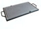 Grillpfanne aus Naturspeckstein mit Rahmen und Griffen aus Metall zum Grillen von Lavagasten, ideal für diätetische Küche von Fleisch, Gemüse und Fisch (30 x 50 x 2 cm)