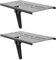 Mount Plus 05-01 TV-Halterung, 30,5 cm breite Plattform, für Lautsprecher, Streaming-Geräte, hergestellt für Apple TV und Fernbedienung, 2 Stück