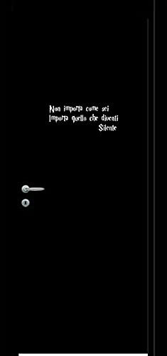 Aufkleber mit Spruch Harr Potter Silent für Auto Tür Kinderzimmer Haus Zuhause Schlafzimmer - Vinyl Farbe wählbar Cod.I0057 (weiß)