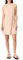 Amazon Essentials Robe Droite Légère en Georgette À Col Fendu Et Manches Flottantes Coupe Décontractée Femme, Rose Blush, XL