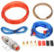 Foreverup Endstufe Kabel Set, Auto Verstärker Kabel, 10GA Auto Verstärker Kabelsatz Kfz, Car HiFi Kabel Set mit Sicherung, für Subwoofer Kabel Auto, Verstärker Auto
