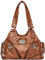 NIYUTA® Damenhandtasche Ledertaschen Umhängetaschen Henkeltaschen Hobo Bag Damen Weiche Tasche PU-Leder, Grau, 29 * 11 * 22CM, Handtaschen Gelbliches Braun
