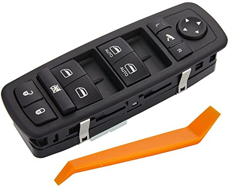 ZAPOSTS Interruttore alzacristalli elettrici. 11 perni in metallo. Adatto per Jeep Grand Cherokee 2014-2018. 68184803AC. Interruttore principale per porte di controllo lato conducente.
