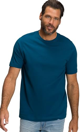 JP 1880 Herren T-Shirt, Basic, Rundhals, Gekämmte Baumwolle T-Shirt (1er Pack)