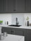 House Beautiful Platino Glass Kitchen Splashback 900mm x 750mm