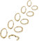MILACOLATO Kleine Creolen Ohrringe für Damen Herren Chirurgenstahl Knorpel Huggie Ohrringe Snug Lobe Nase Lippen Daith Helix Piercing Schmuck Winzige Hoop Hinged Schläferohrringe Gold
