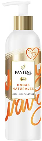 Pantene Pro-V Crema de Peinar Rizos, Protector Térmico Pelo Rizado, 235ml | Con Aceite de Coco, Nutre y Protege frente al Calor para unos Rizos con Movimiento y Definidos