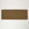 HOMESCAPES Extra Large Coir Door Mat 120 x 45 cm Polka Dot Pattern Double Doormat Runner Non-Slip Heavy Duty for Indoor & Outdoor Use