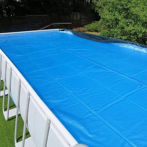 Couverture Solaire De Piscine, Couverture à Bulles Pour Jacuzzi, Couvertures Solaires Thermiques, Couverture Flottante Pour Jacuzzi, Bâche Solaire Rectangulaire Pour Piscine Dans Jardin,5x10m/16x33ft