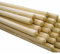 FIXINGS DIRECT] 120x2.35cm Replacement Wooden Mop and Broom Handle - Hardwood Utility Stick with Push fit end for Cleaning Tools, Brooms, and Mops (3, 120 x 2.35cm (Standard Broom))