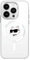 CG MOBILE Karl Lagerfeld KLHMP16LHLSCHH Hülle für iPhone 16 Pro 6.3 Weiß hardcase IML Metal Choupette Head