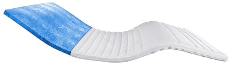 AM Qualitätsmatratzen Kühlender Matratzentopper 150x220cm gegen Schwitzen - Made in Germany - Kühlende Matratzenauflage 150x220 mit Lyocell Bezug & Antirutsch Funktion - 150x220 Topper atmungsaktiv