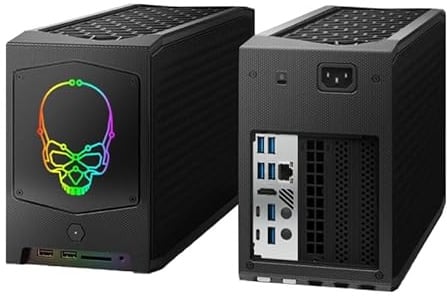BRENUC NUC 11 Extreme Kit Beast Canyon NUC11BTMi7 Intel Core i7-11700B Gaming PC Barebone Supports 12'' Max Video Card Length, UHD, WiFi, Bluetooth, HDMI, USB 3.1, SD Card