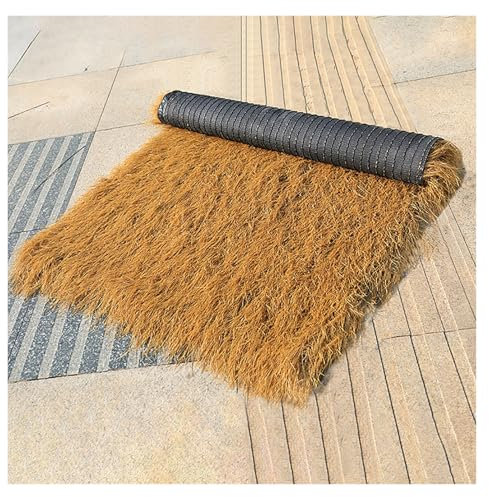 Paja Falsa Artificial Techo, Techo De Paja Sintética, Rollo De Paja Artificial, Paja De Simulación De PE, Rollo De Paja De Palma Sintética Mexicana, Para Jardín Sombrillas Valla(1x2m(39.4x78.7in))