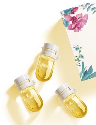 Parfüm & Haaröl 2-in-1 – Avocado & Kamelie – Pflege für krauses Haar,Mini-Parfümöl für Damen,alle Hauttypen,Parfümöl für trockenes, strapaziertes Haar (1.5ml, Eleganter Holzton)