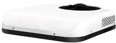 SXHEYUY Aire Acondicionado 12V Aire Acondicionado Autocaravana con Refrigerante con Función De Control Remoto/Función Frío para Monovolúmenes, Camionetas, Autocaravanas,Blanca,12v 2in1