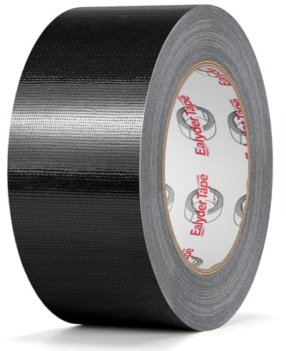 Ealyder Tape 1 Rollo Cinta Ductil Negra 50mm x 27,4m Fuerte Impermeable