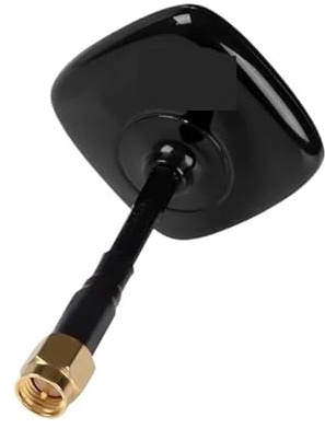 LXCOZED Für Foxeer für Echo V2 2 5,8 GHz 9dBi Patch LHCP RHCP für RC Flugzeug FPV Racing Freestyle Drohnen für VTX VRX Goggles Monitor(Black SMA LHCP)