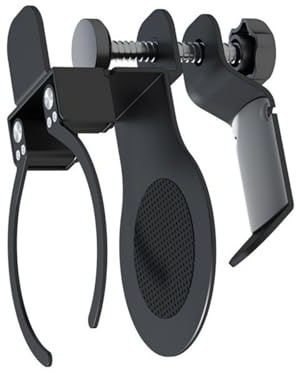 Tmboryuu Space Saving Drink Tray 360°Swivels Headphone Stand Mountable Under Desk Without Drilling Under Headsets Hanger Clamp on Drink Holder for Gaming