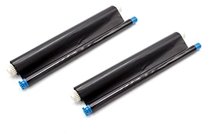 vhbw 2er-Pack Thermo-Folien kompatibel mit Panasonic KX-FC 226 G-S | Fax-Drucker Kompatible Thermorollen 30 m ohne Chip