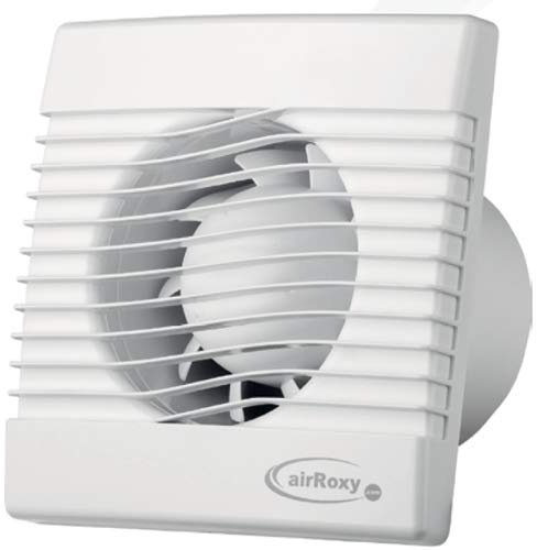 AMS Bad-Lüfter Wand-Ventilator Leise pRim TOP Ø 100 HS-mit Feuchtesensor und mit Nachlaufrelais