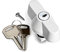 BOXEXPERT Sicherheitsschloss der Serie Fleet, Ersatzartikel, grau