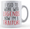Father Fox Used Work with Legends, Now I'm Traitor - Colleague Leaving Gift Tasse