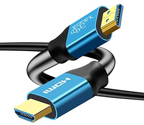 PCERCN Cavo HDMI 2.0 4K 2M, HDMI Cable 4K@60Hz HDR UHD ARC Ethernet 3D ad Velocità 18Gbps, Cavo HDMI Compatibile con Laptop, TV Box, Lettore Blu-ray, PS4, PS5, Proiettore, MacBook Pro M1 Max