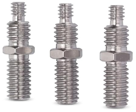 3-teiliger Stativschraubenadapter, 3/8 Zoll auf 1/4 Zoll Umwandlungskamera-Stativschraube, Gimbal-Mittelachsen-Schraubenzubehör