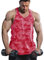 Lehmanlin Herren Sport Stringer Tank top,Bodybuilding Workout Tank Tops für das Fitnessstudio,Tägliches Training lässige T-Shirts Quick Dry(Rosa, XL)