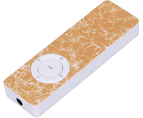 Lecteur MP3 64 Go, Haut-Parleur HD de Musique numérique Portable avec Radio FM Haute résolution HiFi Enregistreur Vocal sans Perte Prend Course Sportive E-Book Reader enregistreur Radio Jaune