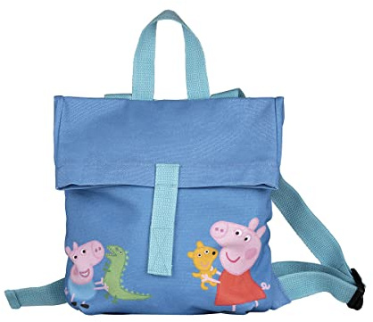 Peppa Pig Mini-Kurier-Rucksack, Unisex, Kinder, blau, one size, Klassisch