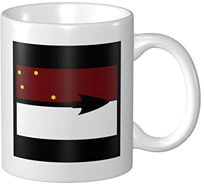 803 Tazas De Café Bandera Del Pueblo Selknam Taza De Regalo Hombres Tazas Graciosas Moderna Tazas Para Bebidas Frías Y Calientes, Para Hogar, Café, 330Ml