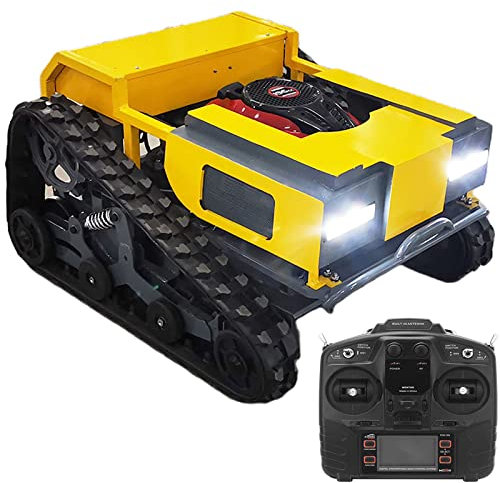 Robot Rasaerba Radiocomandato Olio Elettrico Ibrido Quattro Ruote Motrici Robot Rasaerba Elettrico per Giardino Prati Cinture Verdi Frutteti Bonifica Giardino Tagliaerba
