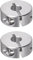 QUARKZMAN 2pcs Bague de Réglage Bague Arrêt d'axe Butée Arbre Collier Diviser 6mm Alésage Aluminium Alliage, 20mm OD, 8mm Largeur pour Roue Brouette Pont Boîte Vitesses Anodisation