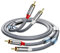 RIKSOIN Cinch Kabel 0.5m, [Anti Interference Magnetic Ring] 2x RCA Stecker auf 2x RCA Stecker Audio Kabel mit Nylon Geflecht 2RCA HiFi Aux Kabel für Verstärker, Heimkino, TV, DVD