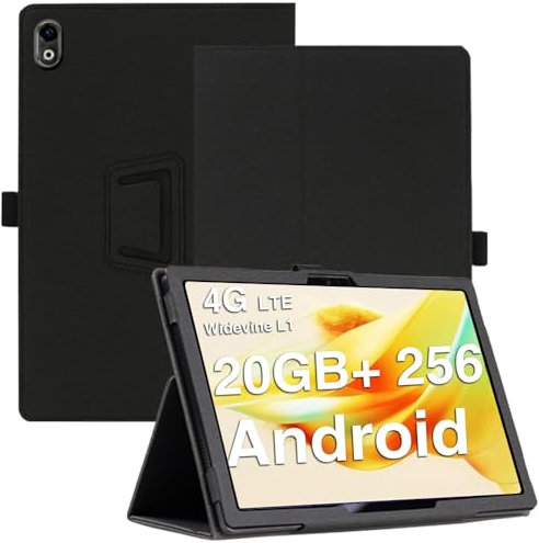 AKNICI Coque pour DOOGEE T10 Plus Android 13 Tablette Tactile 10.51 Pouces - Ultra Slim PU Cuir Coque Case avec Stand Fonction et Bandoulière Étui Housse pour DOOGEE T10 Plus