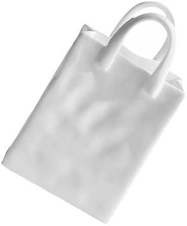 Cabilock Blumenvase Aus Keramik in Taschenform Stiftehalter Und Pinselorganizer Deko Für Zimmer Und Büro Aufbewahrungsbox Für Make-up Und Blumenarrangements