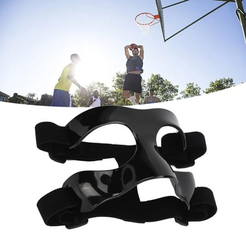 Jiawu Protector de Nariz para Nariz Rota, Protector Facial Deportivo para Hombres y Mujeres, Protector de Nariz, Protector Facial, Protección Deportiva para Baloncesto y Fútbol