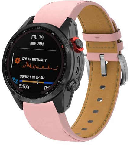 YASPARK Armband für Fenix 7S/Fenix 6S/Fenix 5S, 20mm Echtleder Ersatzarmband QuickFit Armband für Fenix 7S, Fenix 6S, Fenix 5S, Fenix 6S Pro, Fenix 5S Plus, Fenix 7S Sapphire Solar, Fenix 7S Solar