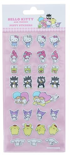 Hello Kitty Stickers | 29 Stickers Sheet | Kawaii Stickers | Scrapbook Stickers | Party Bag Filler | Kawaii Stationery | Hello Kitty Stationery
