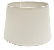 Pantalla E27 Beis Conica Abierta 20x15x13 cm - Ideal para decoración y ambientación en lámparas de interior.