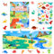 ASTARON Dinosaurier-Stickerbuch für Kleinkinder, Wiederverwendbare niedliche wasserdichte Fahrzeugaufkleber, Flugzeugaktivitäten Reisespielzeug für Kinder, pädagogisches sensorisches Lernspielzeug
