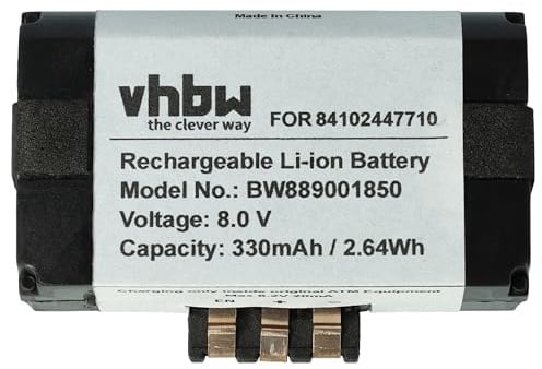 vhbw Akku kompatibel mit BMW X1 F48 25iX (HT11/B48) | 25dX (HU51/B47) Auto (330 mAh, 8 V, Li-Ion)
