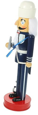 Ciieeo Weihnachts-nussknacker Weihnachtsfiguren Nussknacker- Weihnachten Weihnachtspuppen Weihnachtliche Tischdeko Nussknacker Weihnachtsfigur Das Stoff