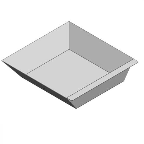 Aschekasten - Passend für Fireplace Kaminöfen inkl. Modellübersicht - Aschkasten aus verzinktem Stahlblech - feuerfest & hitzebeständig - Aschekästen Stahl [325x314x67 mm]