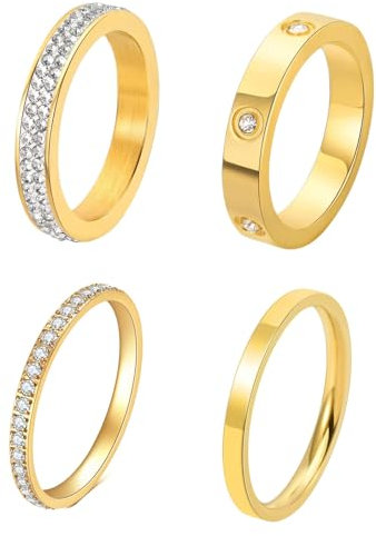Vintage Gold Knuckle Ringe Set, Knöchel Ringe Set für Damen, Boho Stapelbare Fingerringe, Vintage Gold Knöchel Ringe Set, Gold Midi Ringe, Trendy Stapelringe Set, GIfts für Frauen Mädchen (7, B)