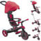 Globber - Tricycle Explorer 4 en 1 - Tricycle évolutif et draisienne pour Les Tout-Petits de 10 Mois à 5 Ans - Version 2 - Rouge