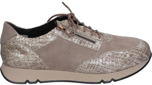 Doctor Cutillas Zapatos de Piel Mujer, Beige, con Cordones y Cremallera, Ajuste máximo, 82819 (Beige, Sistema Tallas Calzado EU, Adulto, Mujer, Números, Mediano, 40)