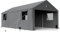Carport, tente, 6 x 6 m, extra large, résistante à l'hiver, avec fenêtre enroulable, pour voiture, SUV, bateaux et camions, parois latérales et toit amovibles, abri, tente de stockage ou tente de